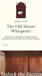 Mobile Screenshot of oldhousewhisperer.com